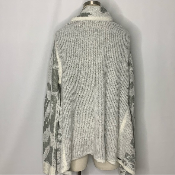 prAna | Grey Boho Native Cardigan Sweater - Picture 6 of 7